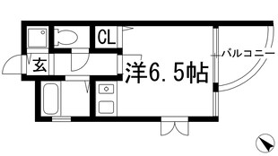 スタジオ甲東園の物件間取画像